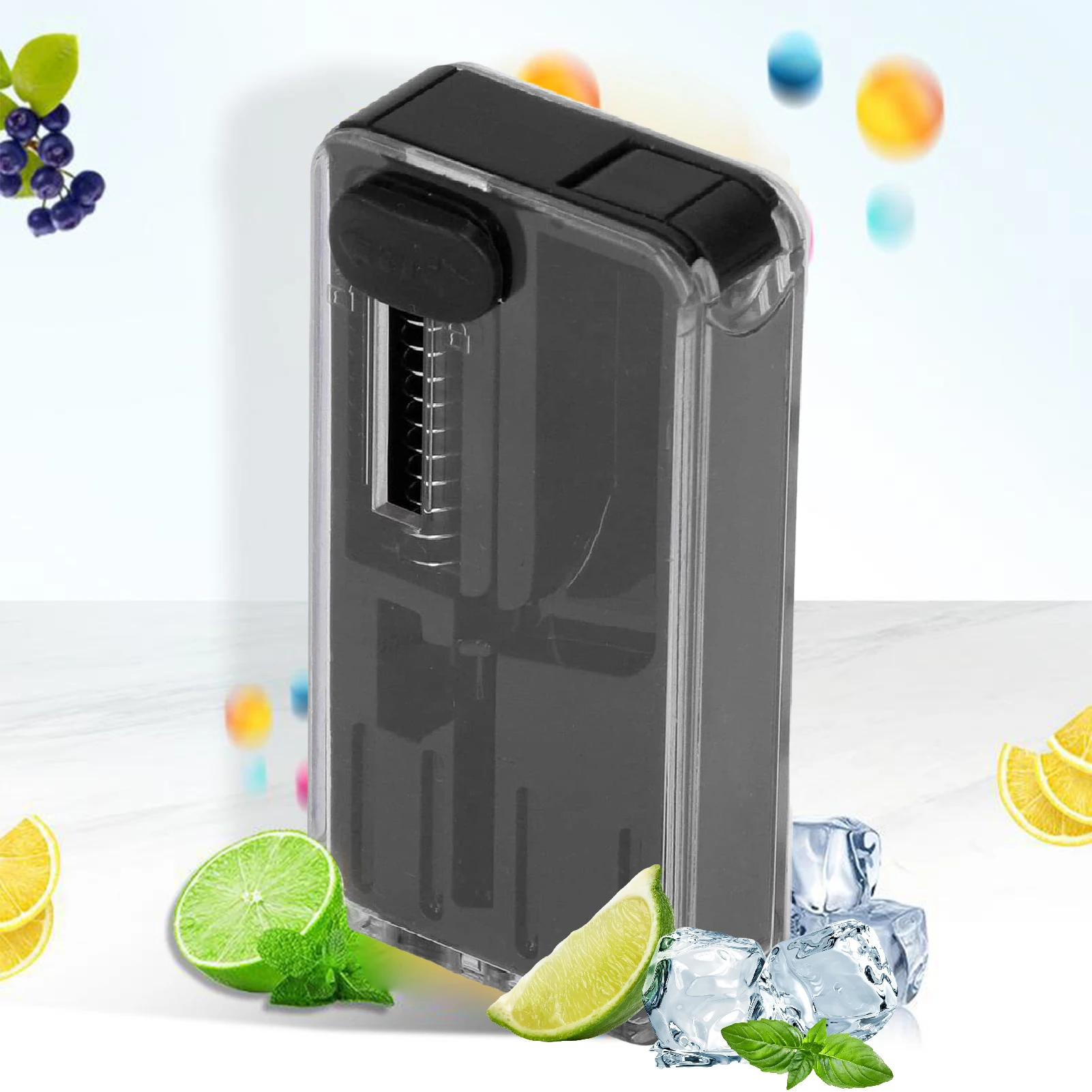 Menthol-Perlenkartusche, DIY-Nachfüll-Werkzeugkasten mit Pfefferminzperlen zur Installation von Rauchmundstückfiltern