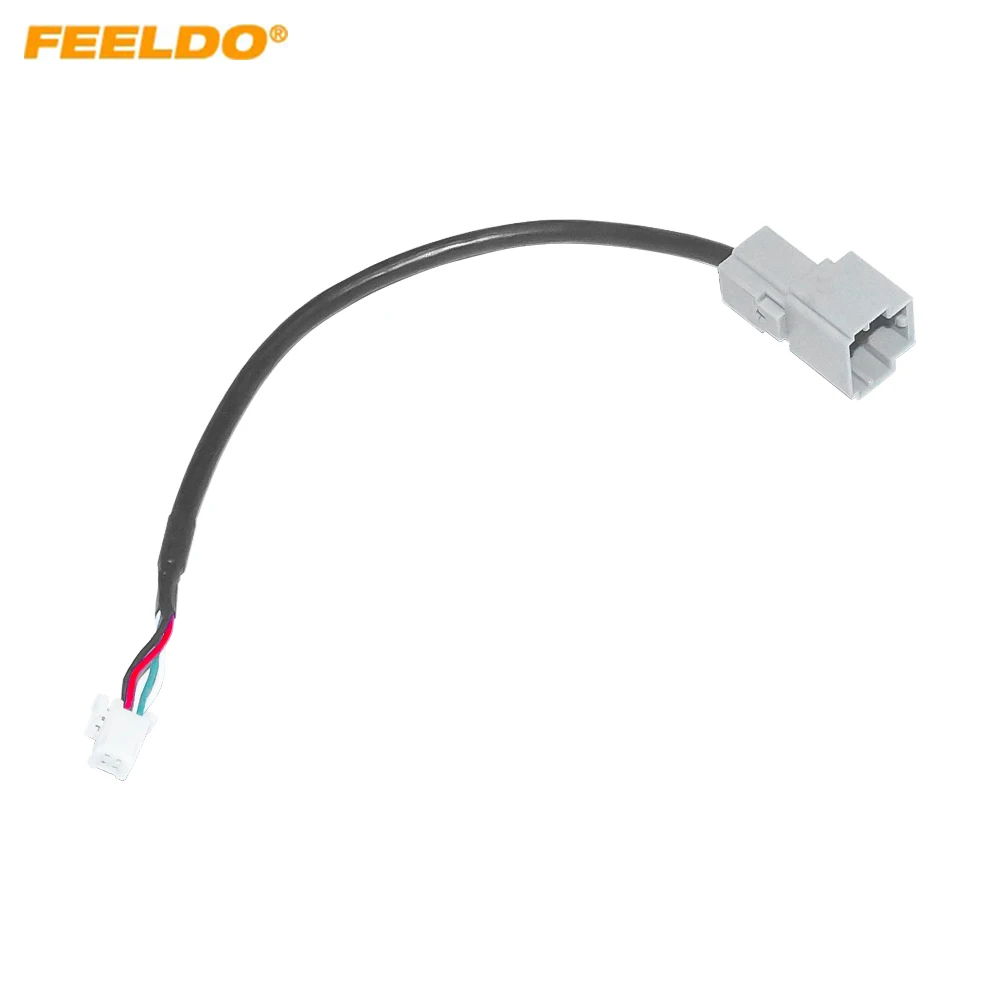 

FEELDO Car Audio Radio 12Pin Conector Changer Port AUX Adapter for Fait Strada/Toro (2020) Auto AUX Cable Transfer