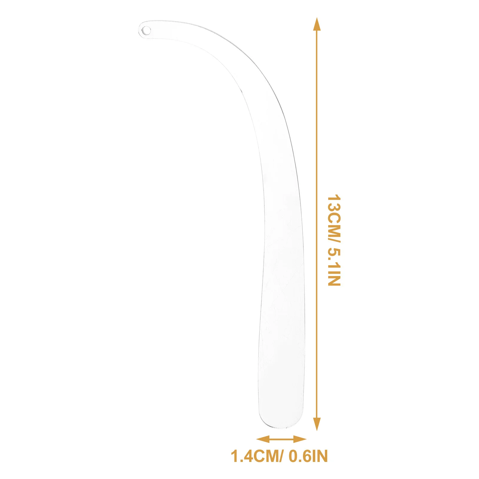 

5Pcs Transparent Acrylic Bend Type Earring Display Strip Jewelry Storage Rack Ear Stud Organizer Earring Sticks