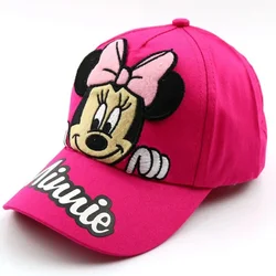 Cute Minnie Mouse Kids Cap Adjustable Elsa Princess Hats Boys Girls Baseball Cap