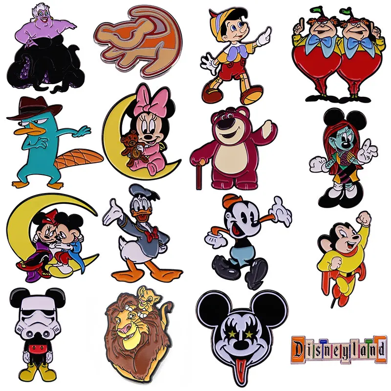 Милые эмалированные булавки в форме булавки для лацканов, мультяшный значок, украшение для рюкзака, ювелирные изделия, детский подарок, аксессуары