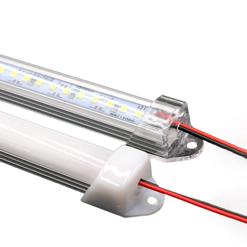 

10pcs DC12V / 24V LED Light Strip Hard Rigid Tube Bar Lamp IP65 Waterproof 2835 led bead Lights Strips For DIY