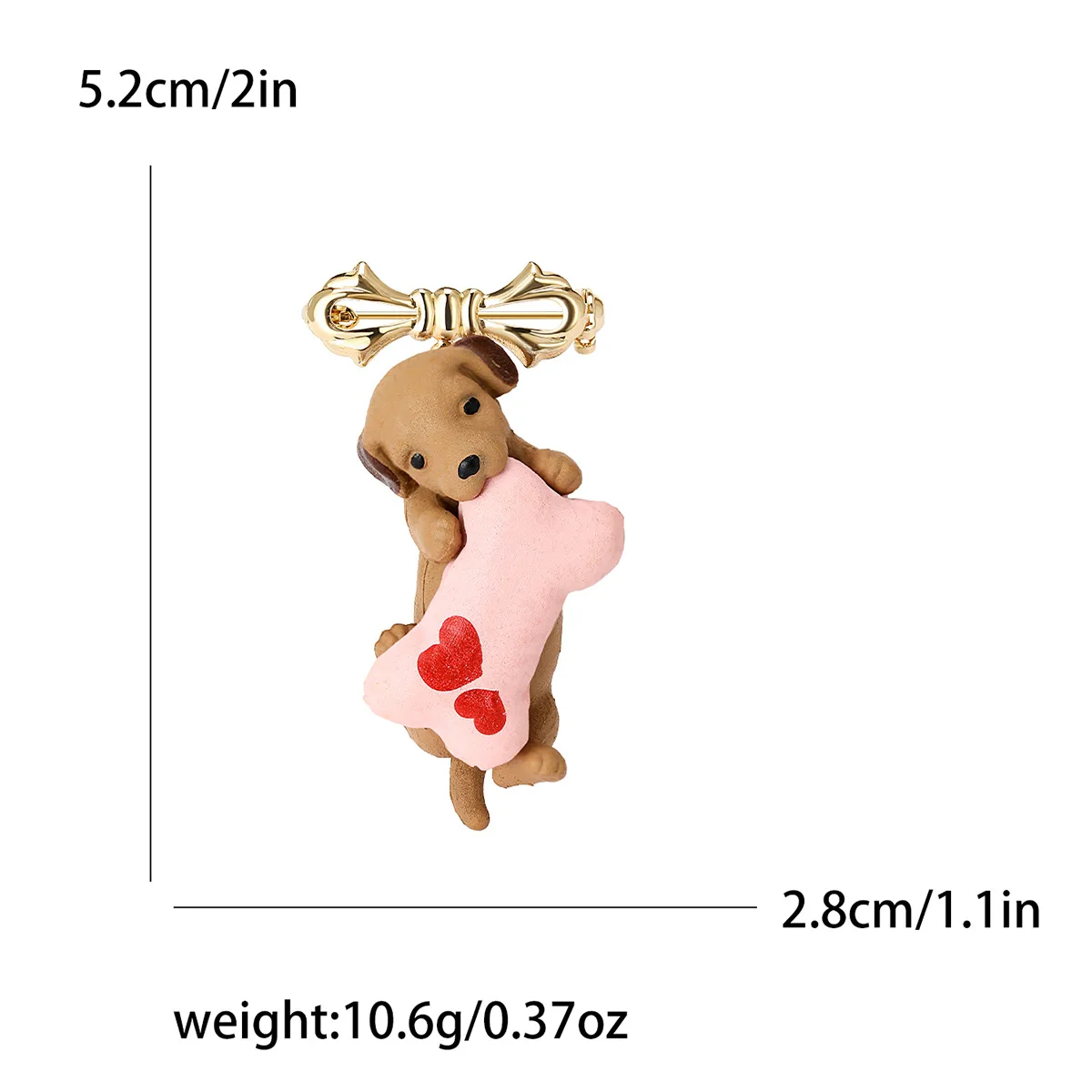 Creative Cute Enamel Puppy Dog Brooches For Women Men Coat Suit Personalized Alloy Lovely Dog Biting Pillow Animal Brooch Pins