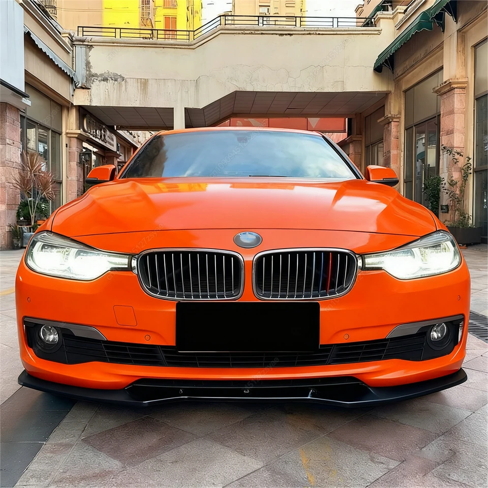 

3Pcs For BMW 3 Series F30 F31 Standard 2013-2019 Car Front Bumper Lip Spoiler Splitter Diffuser Bodykits ABS Tuning Gloss Blcak