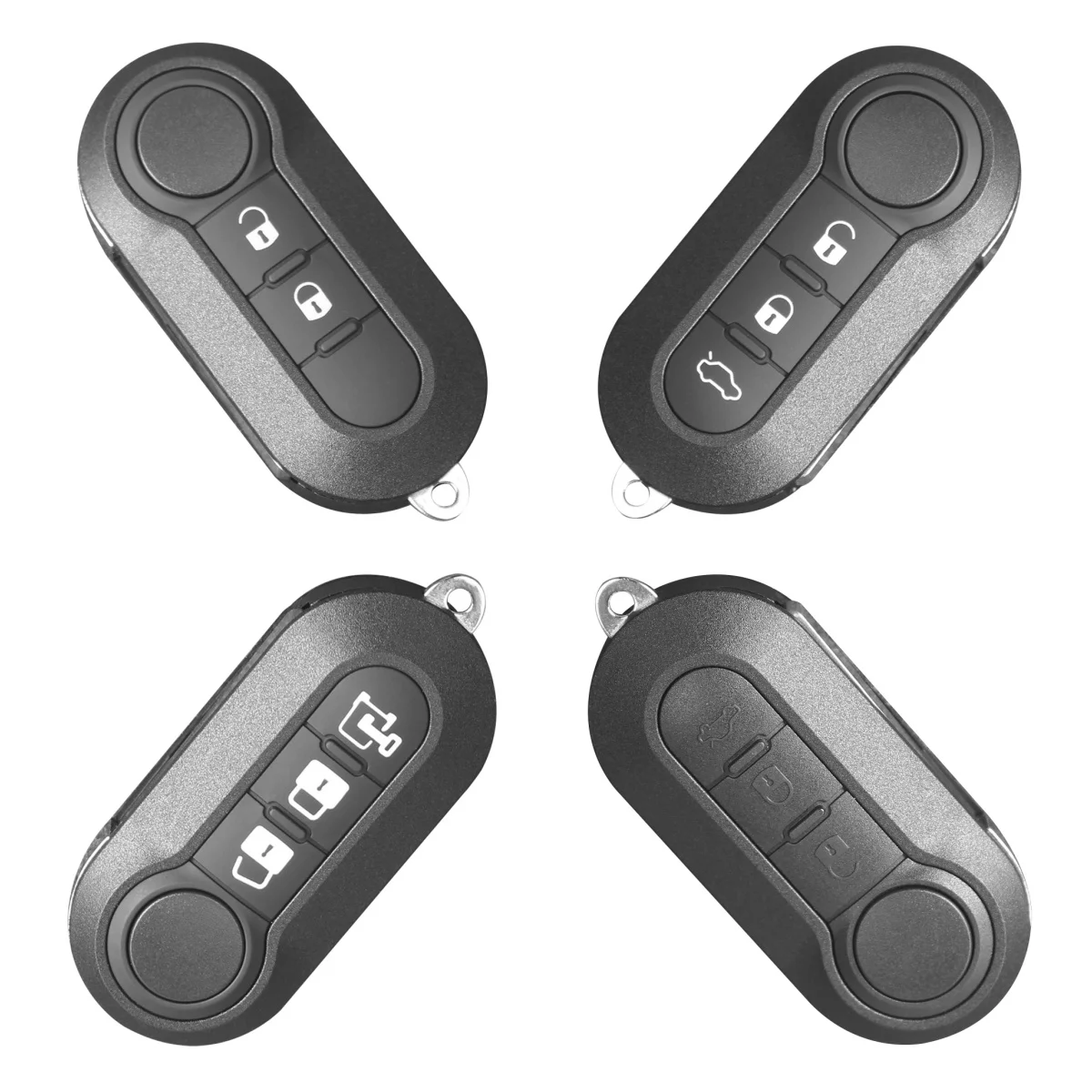 2/3 Button Car Key Shell Case Cover for Fiat MPV Bravo Ducato 500 Doblo Grande Punto Qubo for Peugeot Boxer for Citroen Jumper