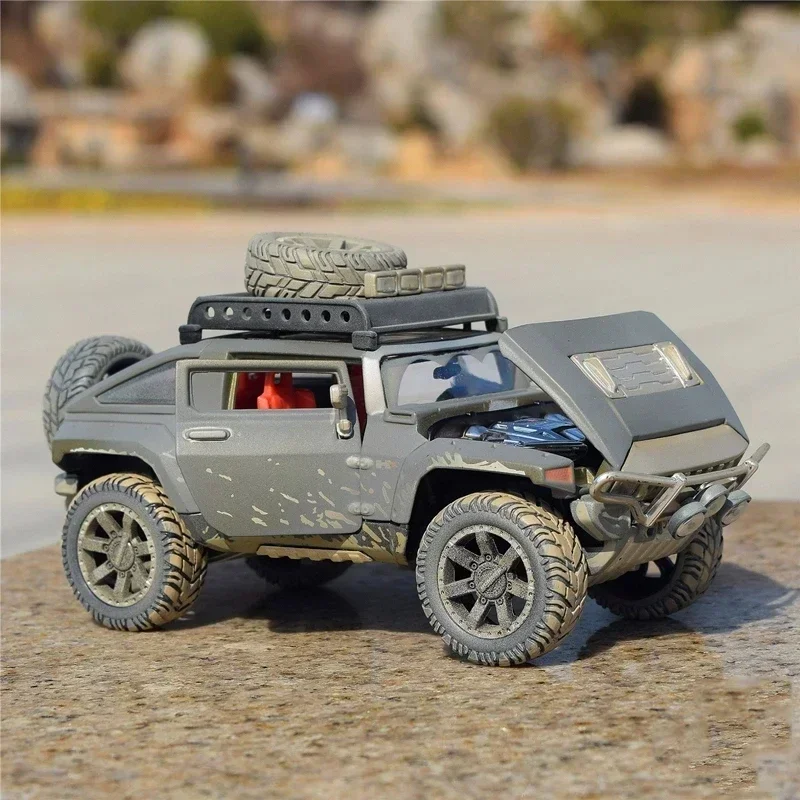 

1:24 Scale Hummer HX Concept Dirt Riders Car Model Bburago 1/24 Metal Simulation Diecast Miniature Vehicle Toys Model Men Gift