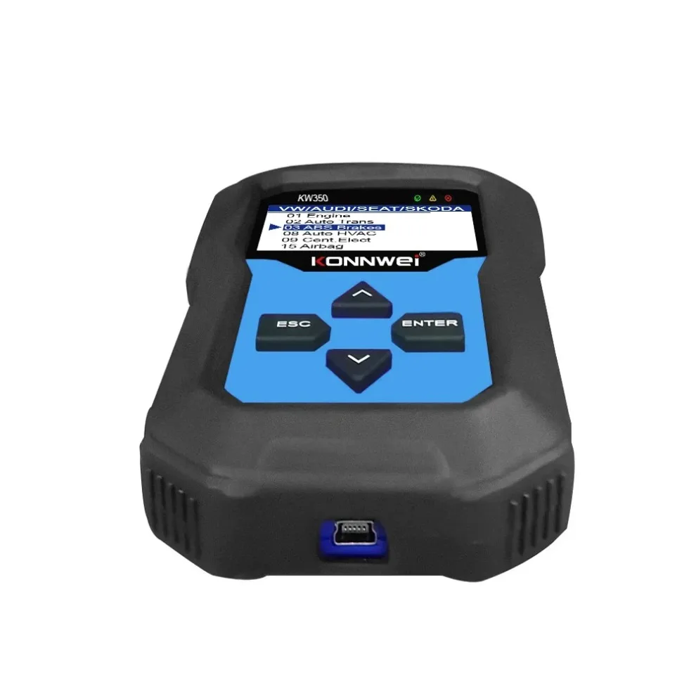 KONNWEI KW350 OBD2 Car Scanner Professional Code Reader Auto Diagnostic Tool for AUDI/SEAT/SKODA/VW Golf Obd2
