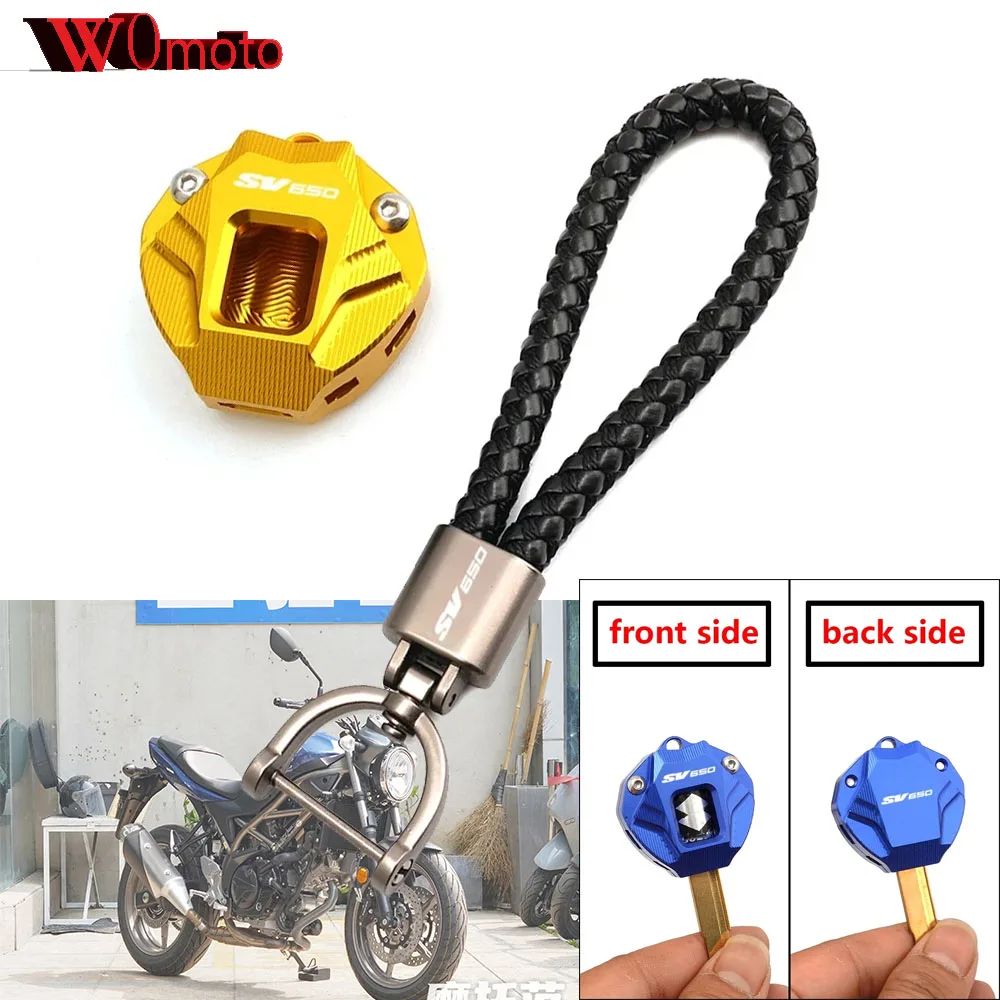 

2025 New For SUZUKI SV650 S SV 650 SV650S SV1000 Motorcycle Accessories CNC Auminium Keychain Key Case Shell Cover Chain