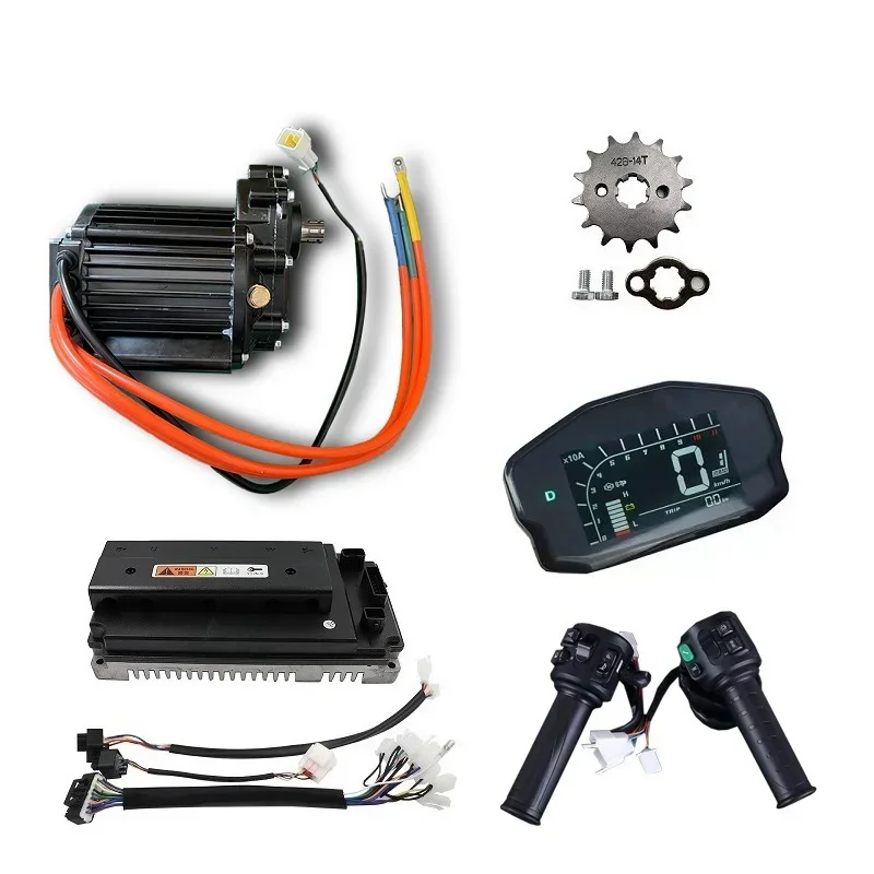

QSMOTOR 2000W V3 Internal Gears Mid-drive Motor Electric Powertrain Kits