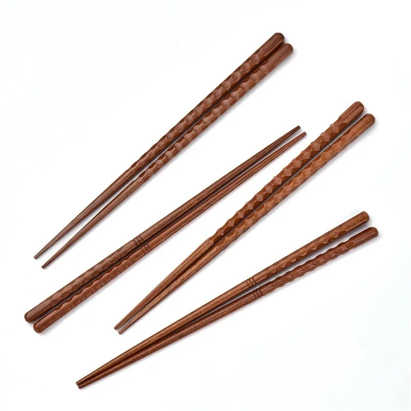 1 pairs Creative Chinese black walnut tortoise shell tangent wooden chopsticks household gift chopsticks wooden chopsticks