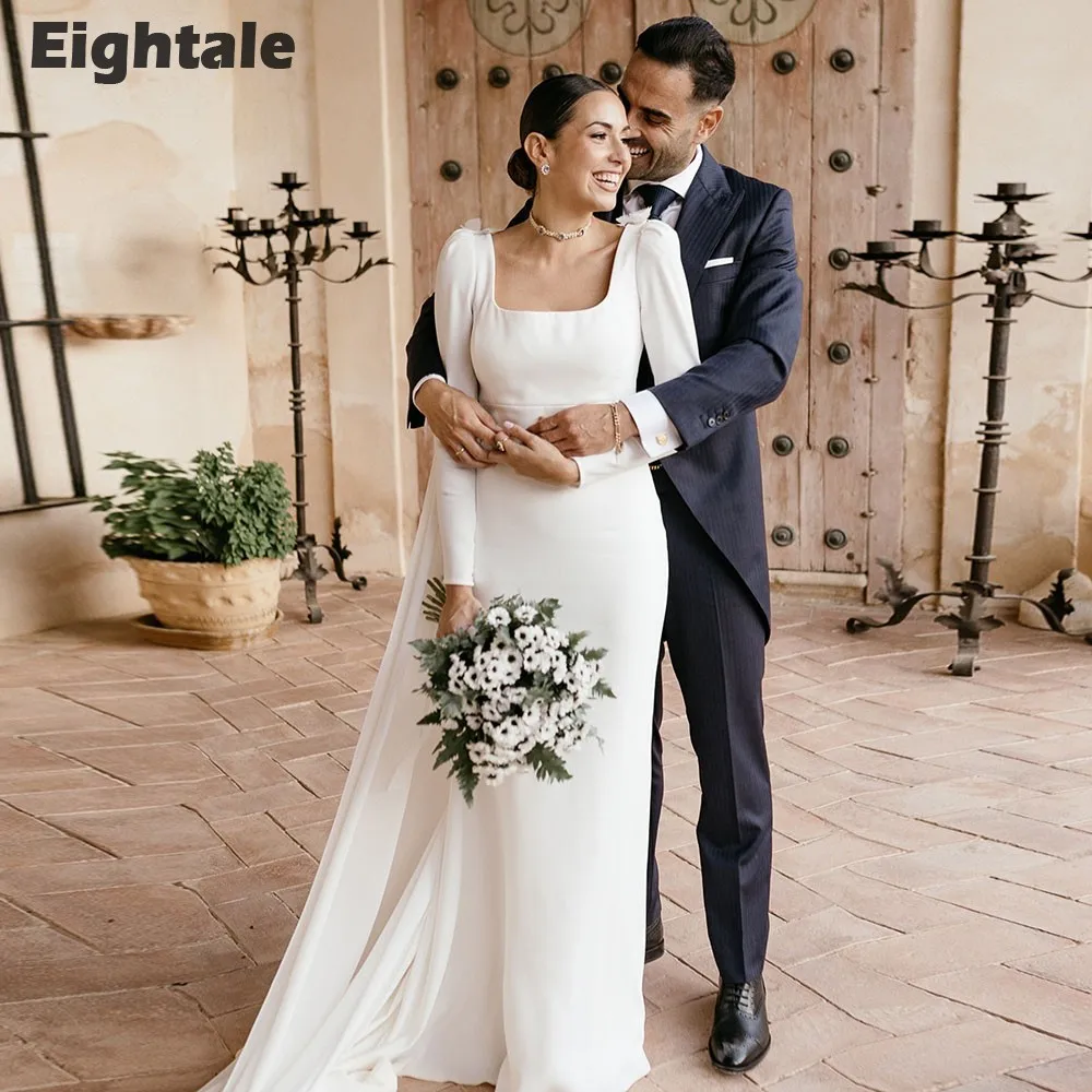 eightale-boho-abito-da-sposa-personalizzato-scoop-maniche-lunghe-semplice-bianco-avorio-spandex-sirena-abito-da-sposa-vestido-de-noiva