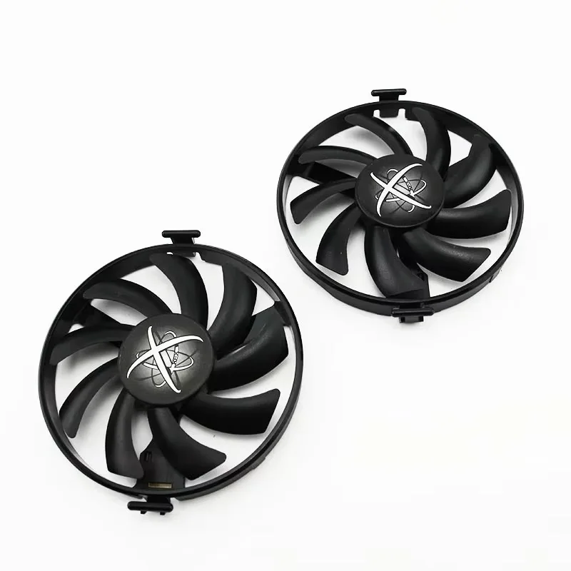 New FDC10U12S9-C 4PIN DC 12V 0.45A RX 570 580 GPU Fan for XFX AMD Radeon RX 480 470 570 580 470D RS Black Wolf Graphics Card view 5