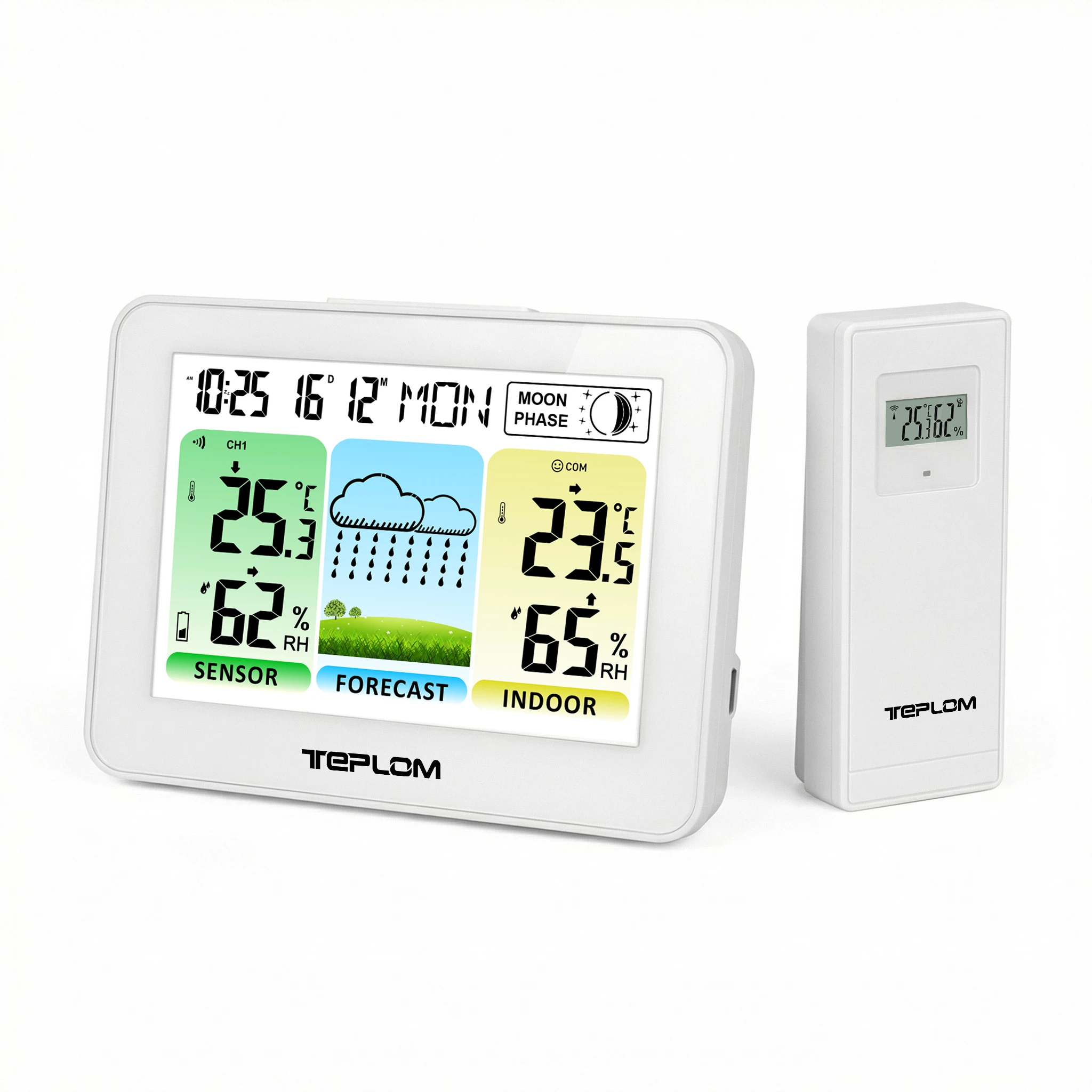Worbla Thermoplastic - Wireless Weather Station, Color Display, Indoor/Outdoor