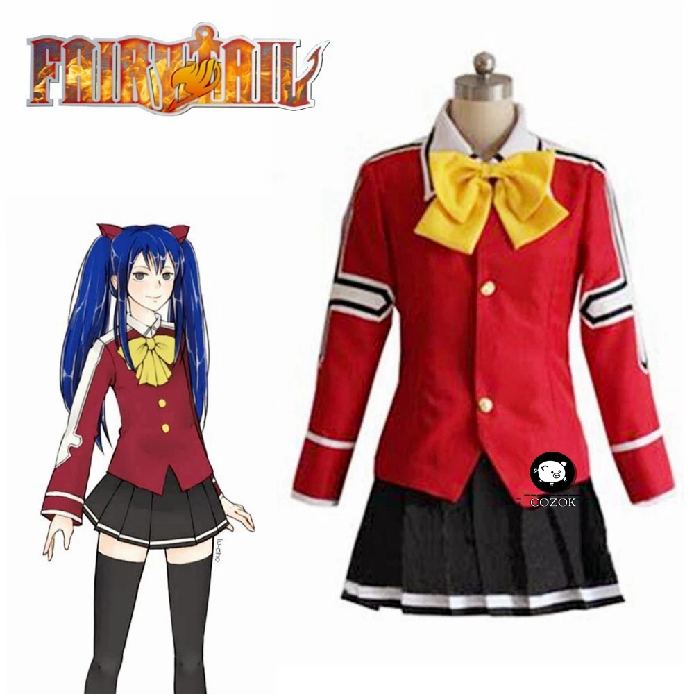 anime-wendy-marvell-cosplay-costume-custom-size-dresses-suit-school-uniform-tops-skirt-tie