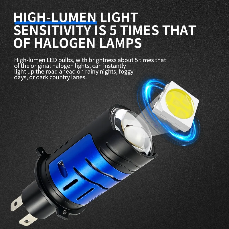 Lampu Otomotif & Motor Daya Ti - Led Headlight H4 Hi Lo 120W ulasan dan harga