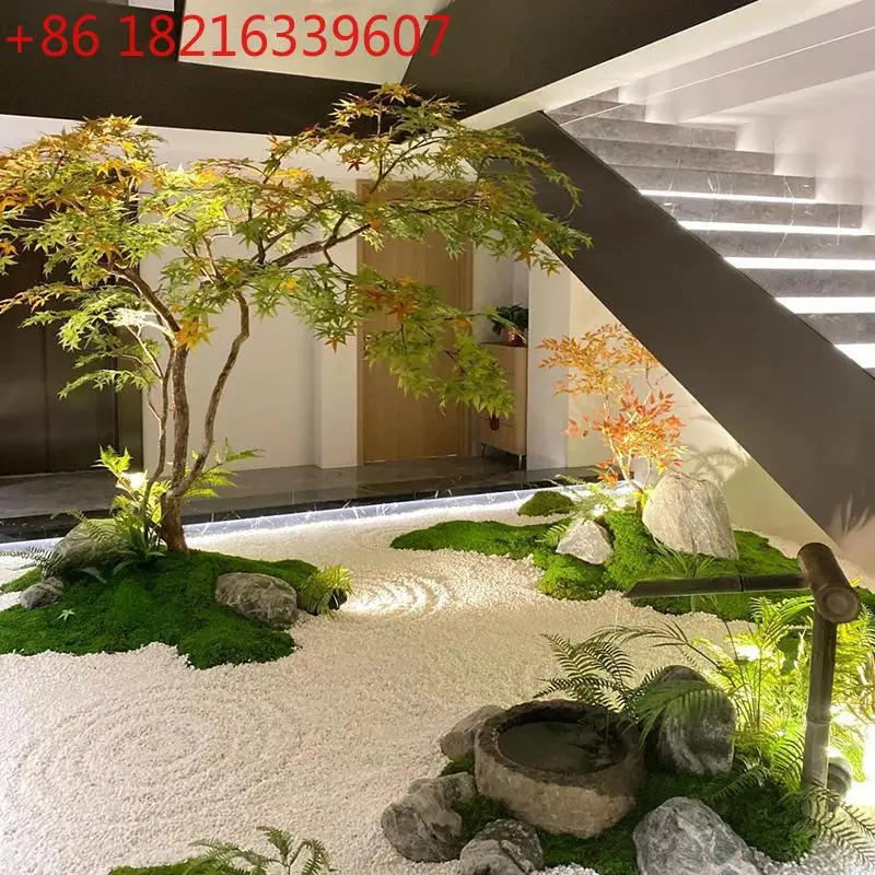 

Имитация зеленых растений, кленовые деревья, пейзажный пейзаж, деревья для украшения интерьера, большие искусственные деревья, продвинутые бионические растения