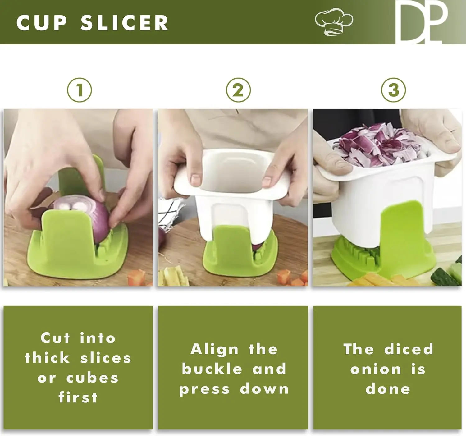 Cup Slicer Fruit, Chopping Cup and Cup Cutter For Fruits for Strawberries, Apple, Grape and Banana - Chopper Vegetable Cutter Cu