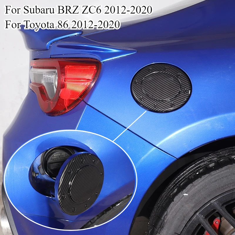 

ABS carbon fiber For Subaru BRZ /Toyota 86 2012-2022 car fuel tank protective cover body decoration stickers auto accessories