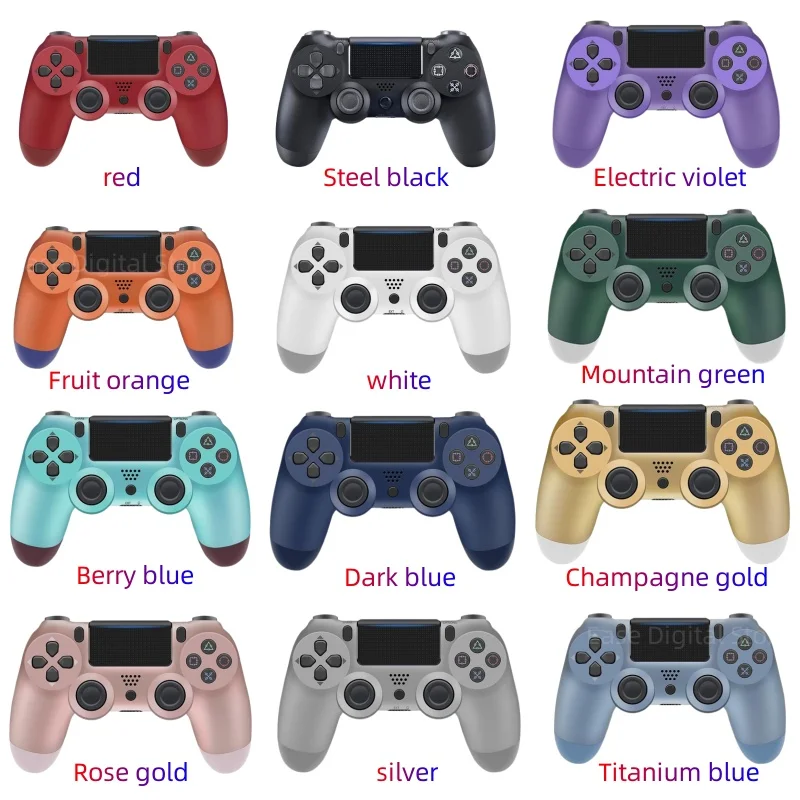 Bluetooth Wireless Controller No Delay Gamepad For PS4 PS3 Console PC Joysticks Six-axis Dual Vibration With Touchpad