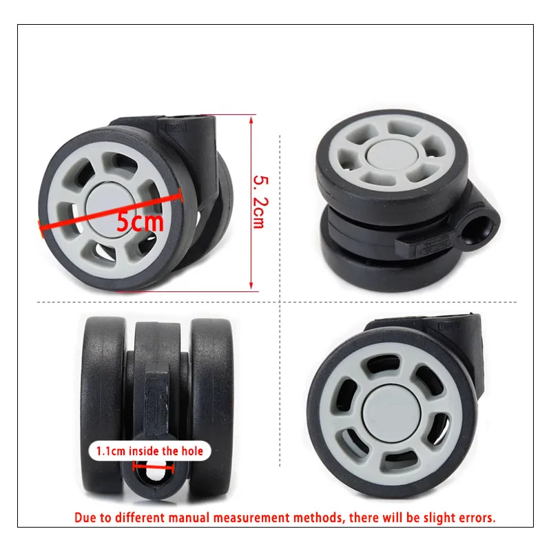 Suitable for Rimowa Trolley Case Replacement Wheel Luggage Carrying Wheel Wear-Resistant Case Roller Repair Wheel Customization