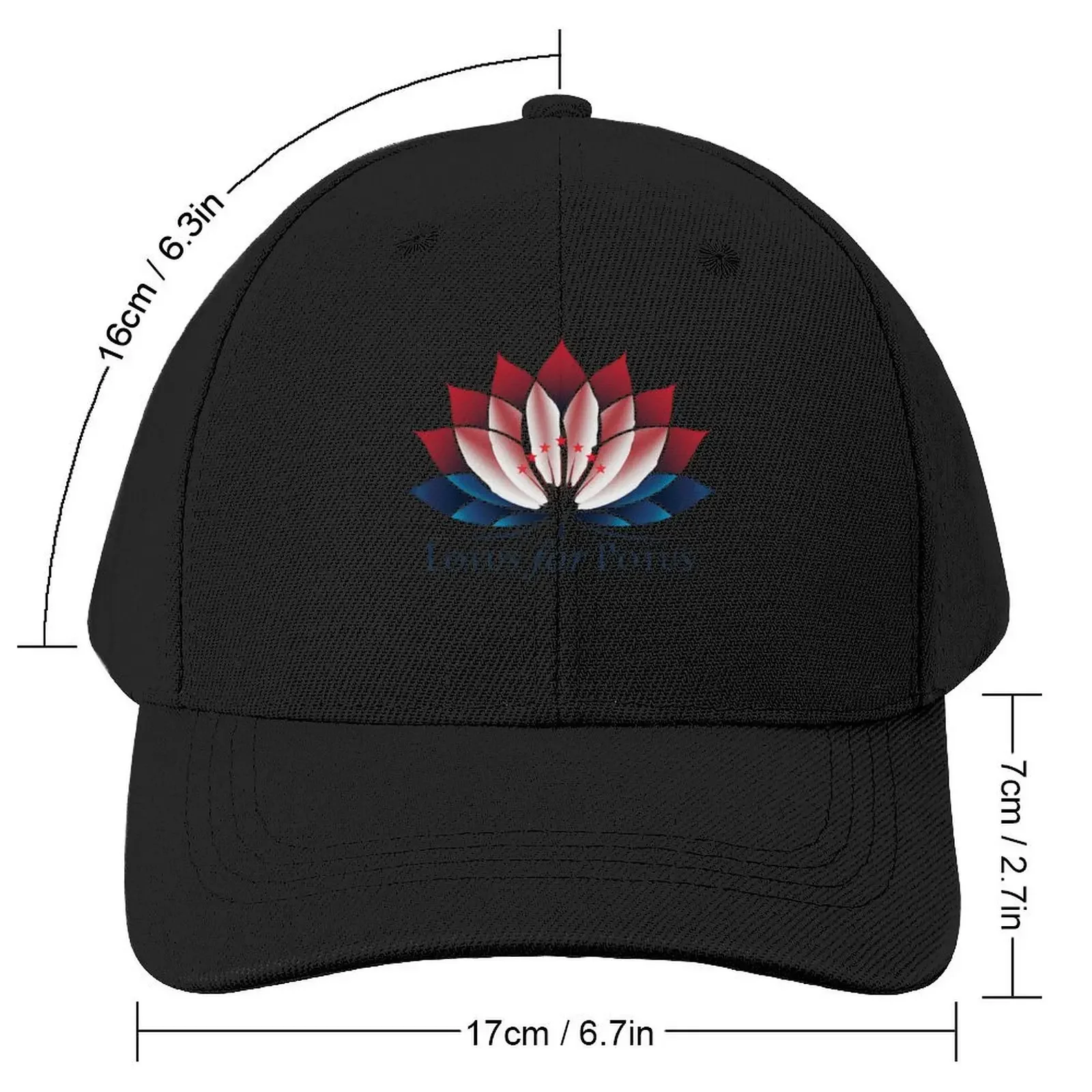 Lotus For POTUS- Kamala (Lotus) Harris 2024 Baseball Cap Thermal Visor dad hat Luxury Cap Hat Man For The Sun Mens Women's