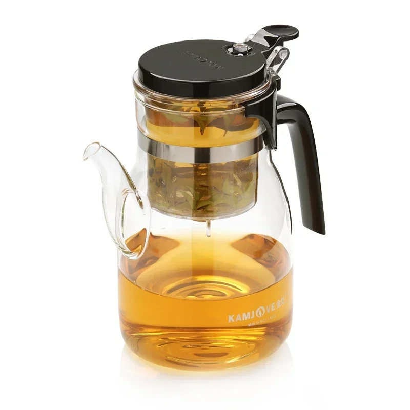 Kamjove K-208 Tea Cup 900ml Tea Pot Elegant Cup Glass Tea Set Glass Cup