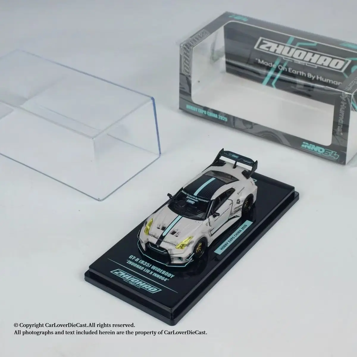 INNO TW1:64 Alloy Nissan NISSAN GT-R [R35] Widebody Beijing Exhibition Alloy Car Model