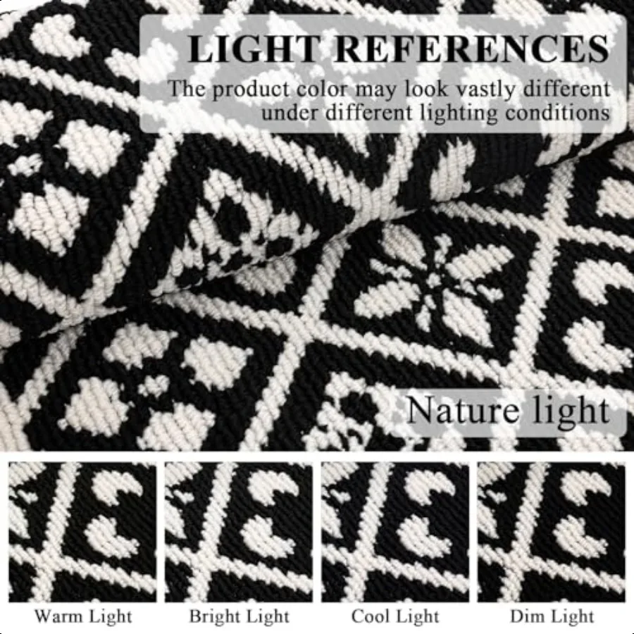 سجادة عداء المدخل مقاس 2.6 × 12 بوصة، سجادة أرضية متينة شديدة التحمل مع دعم مطاطي غير قابل للانزلاق لحركة المرور الممتدة في الأماكن المغلقة #5