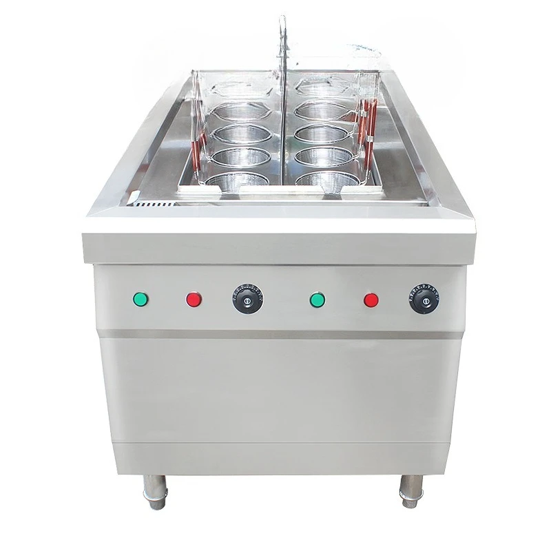 Commercial noodle stove 220/380V double-slot six-head rice noodle dumplings catering