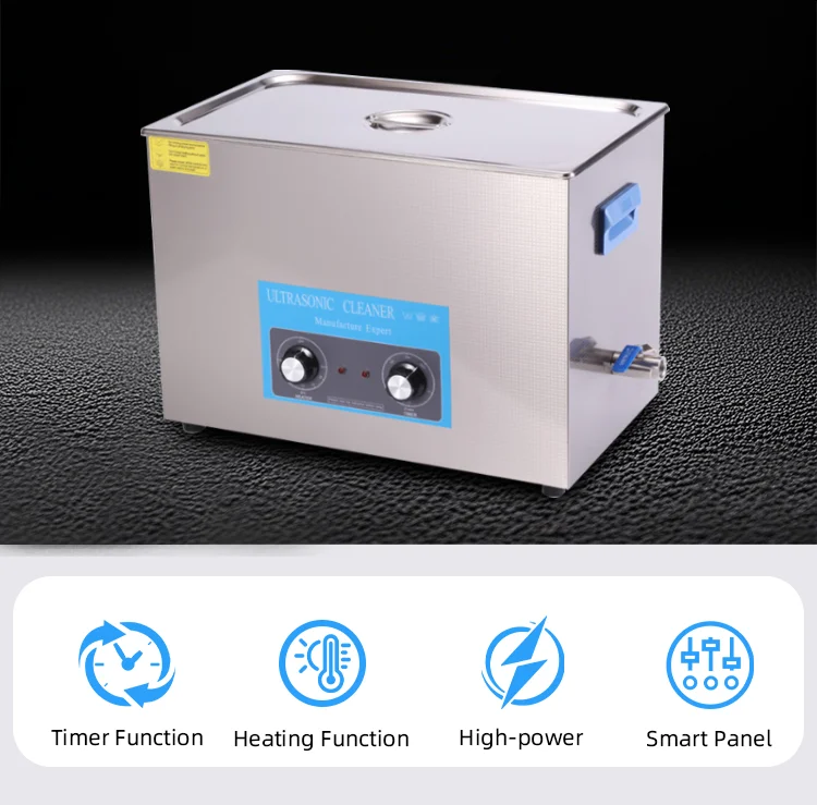 آلة التنظيف بالموجات فوق الصوتية المحمولة المدمجة ذات السجل الواحد 40 كيلو هرتز، مزيل شحوم الوقود الكهربائي، منظفات بالموجات فوق الصوتية الصناعية الهادئة
