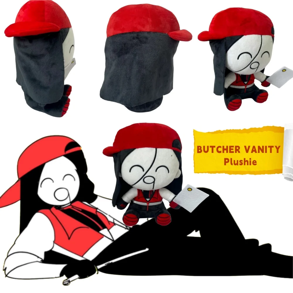 

Новая игрушка BUTCHER VANITY Plushie toy Yixi Plushie 20:00 Somos펀カブufenחー Фигурка Аниме Косплей Мультфильм Подарок на день рождения Подарок Фанаты Девушка