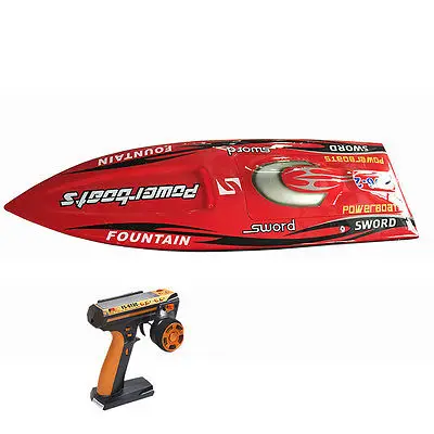 E36 High Speed Fiber Glass Red Electric Racing RTR RC Boat W/ Motor Servo ESC Battery Toucan Toys for Adults Gift THZH0036-SMT8