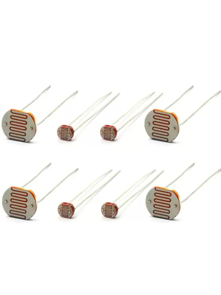 Photorésistance GL5506/5516/5528/5537/5539/5547/5549 LDR, capteur de détection de lumière, bricolage, 5 pièces