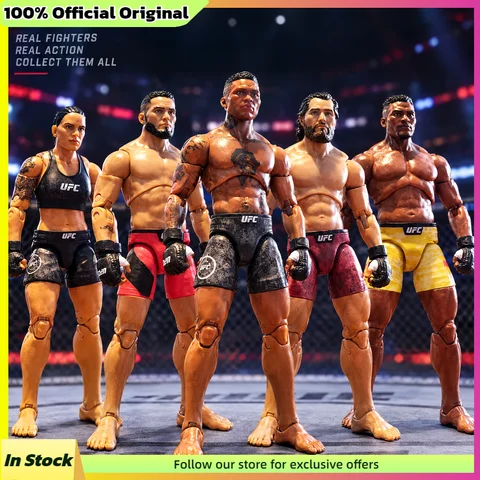 Wrestler Action Figure 18Cm Movable Joints UFC Style Wrestling Character Display Statue Collectible Desktop Decoration Gifts