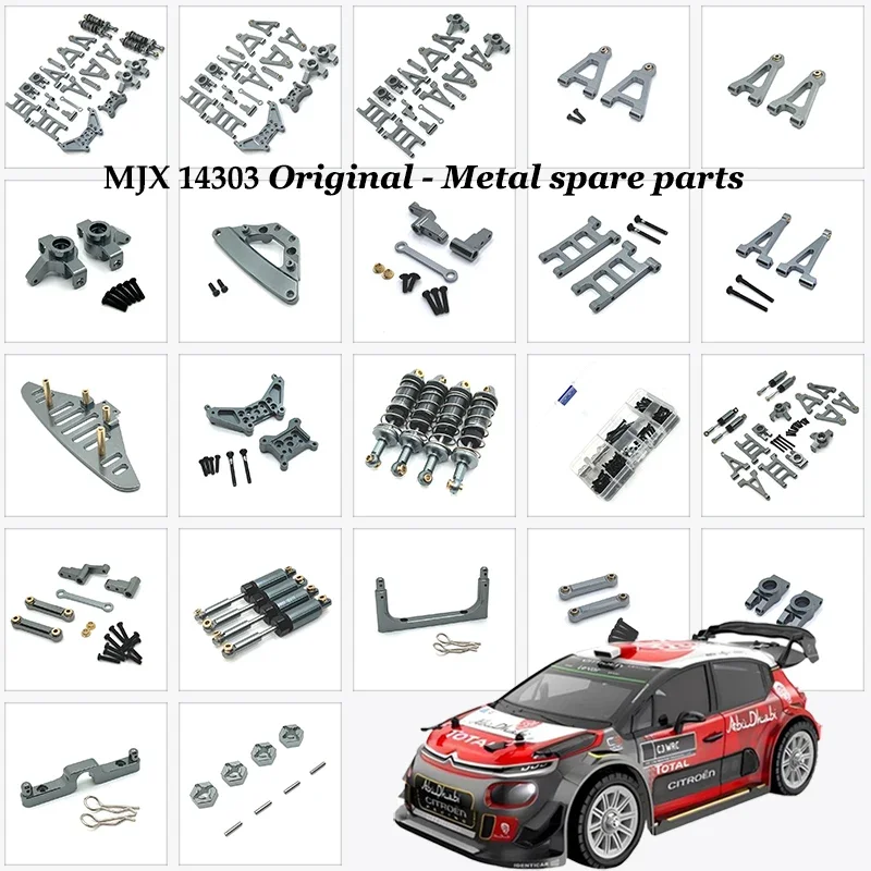 

MJX Hyper Go 14301 14302 14303 1/14 R/C Cars Spare Parts Upgraded Metal Alloy Parts Parts No 14230 14260 14430 Car Accessories