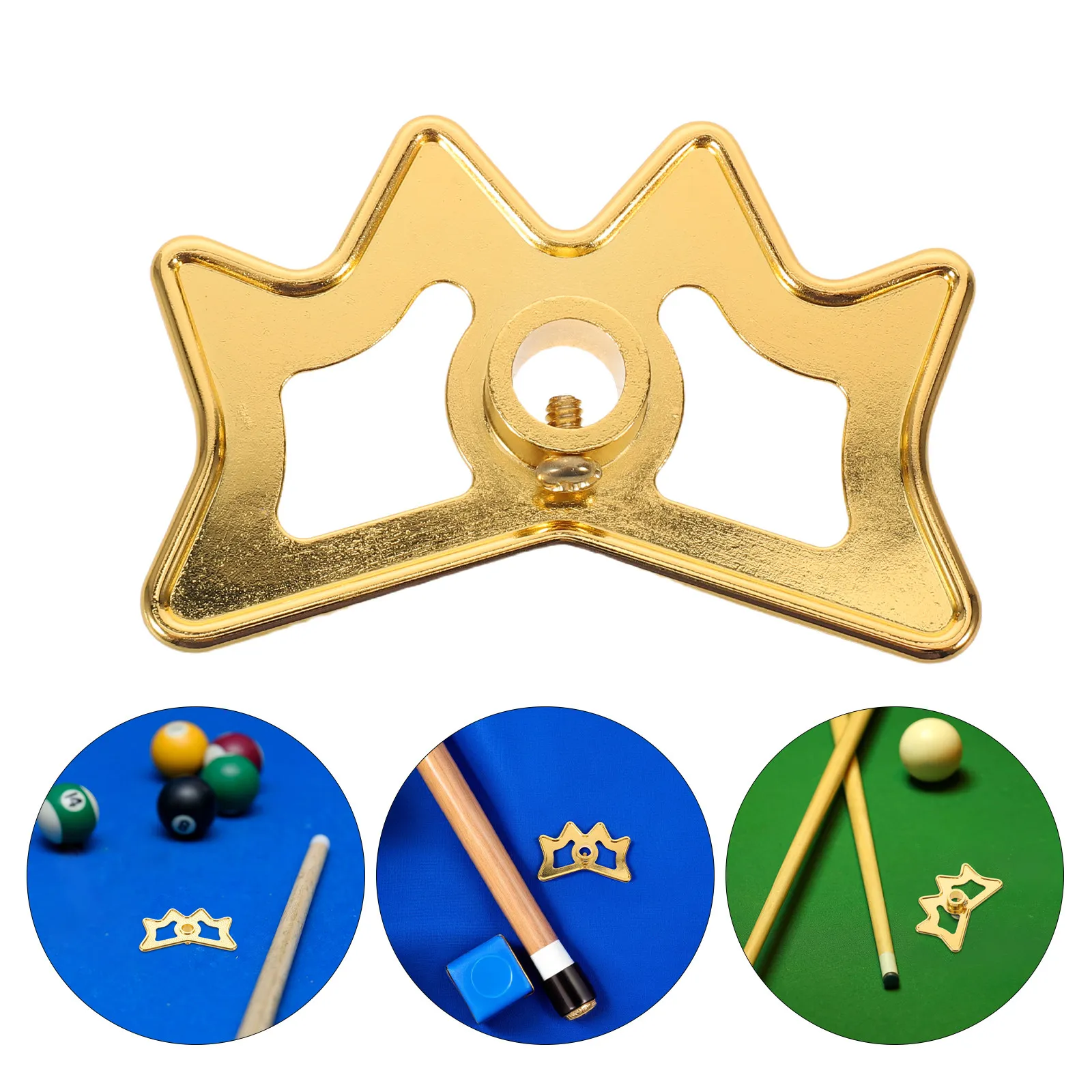 Metal Pool Cue Table Rest Bridge Style Billiard Stand Stable Support Snooker Game Room