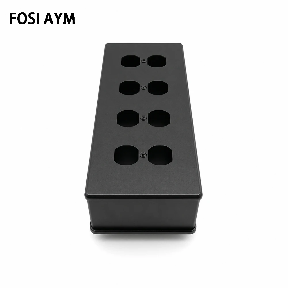 Корпус для аудиоустройства FOSI AYM из алюминия, 126x320x95 мм, с 8 розетками, фильтр для электропитания, распределительный блок, DIY шасси