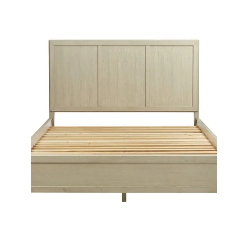 

Простая ретро-кровать в американском стиле из массива дерева, двуспальная кровать из массива дерева во французском стиле для главной спальни, свадебная кровать, мебель из дуба.