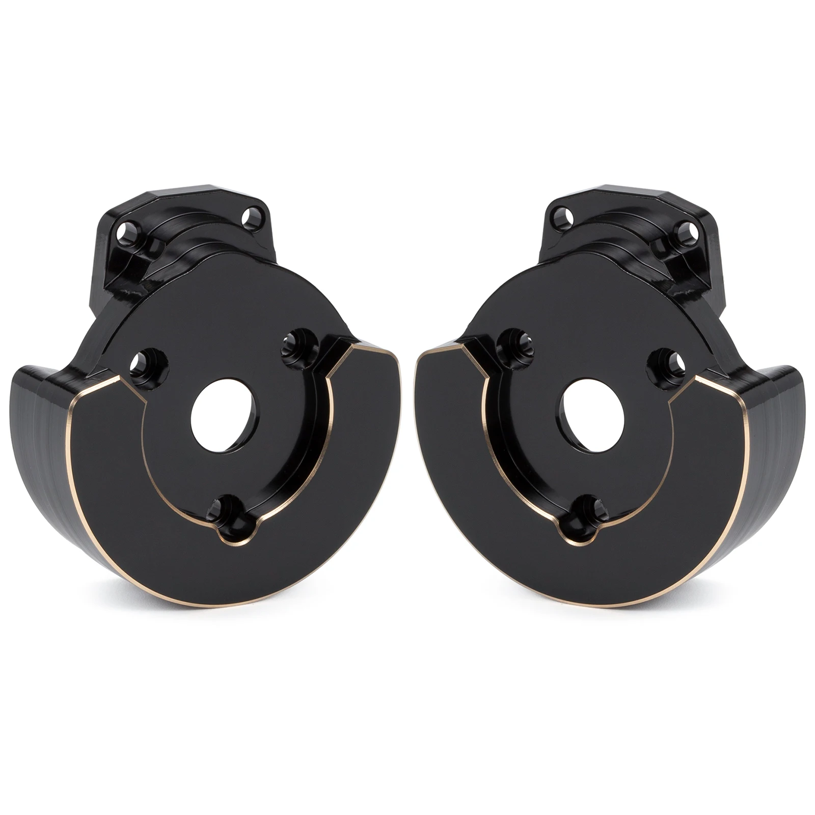 Cubierta de Portal frontal de compensación baja de peso de nudillo de Portal F10 de latón de 206g para chasis Vanquish VRD LCG VS4-10 Phoenix Rock Crawler