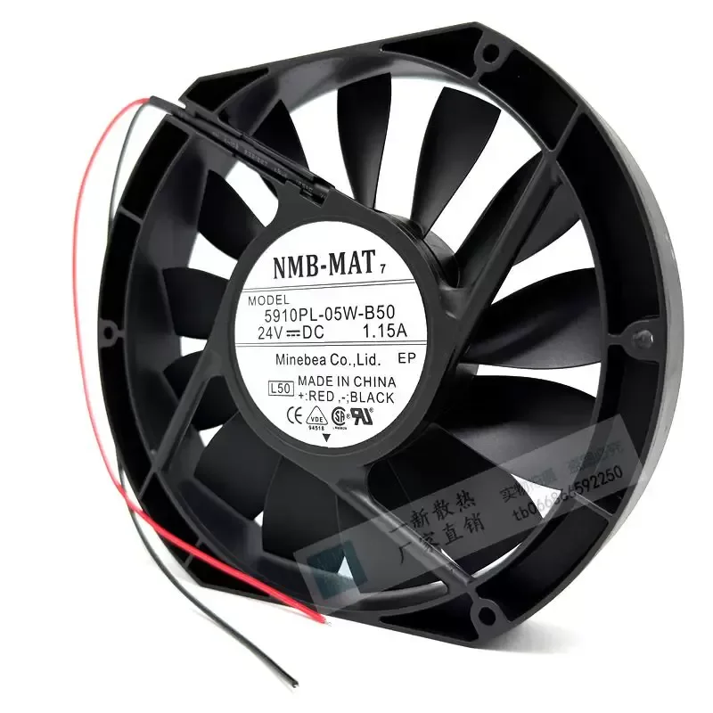 For Original NMB 17CM 5910PL-05W-B50/b60 24V 1.15A Aluminum Frame Inverter Cooling Fan