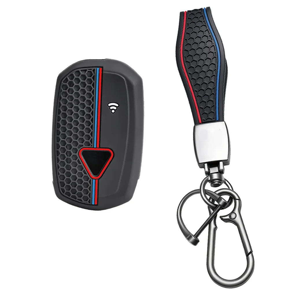 2026 Fashion Keychain Silicone Motorcycle Key Cover for Triumph Speed Triple XC XE Scramble 1200 Rocket III Key Case Holder