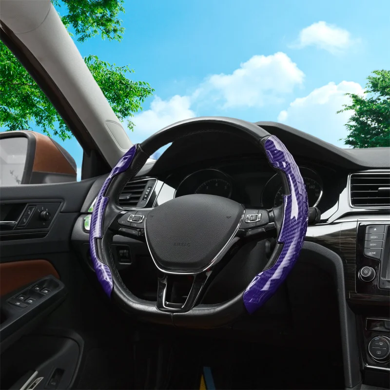 غطاء عجلة قيادة السيارة الأنيق لسيارة Toyota Crown CHR Yaris Corolla Auris Hilux Celica Verso Rav4 Prius Camry raze Prado