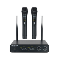 Do brasil 2 Channel Handheld Professional Wireless Microphone 500MHz System Stage Performances UHF Dynamic for amplifier ARM-950
