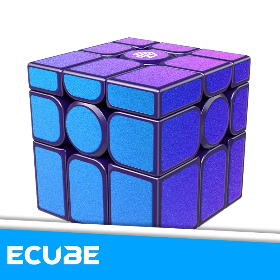 [ECube] Gan miroir M Cube 3X3 magnétique UV collant Cube de vitesse magique professionnel moulé enduit Gan miroir Fidget jouets Cubo magique