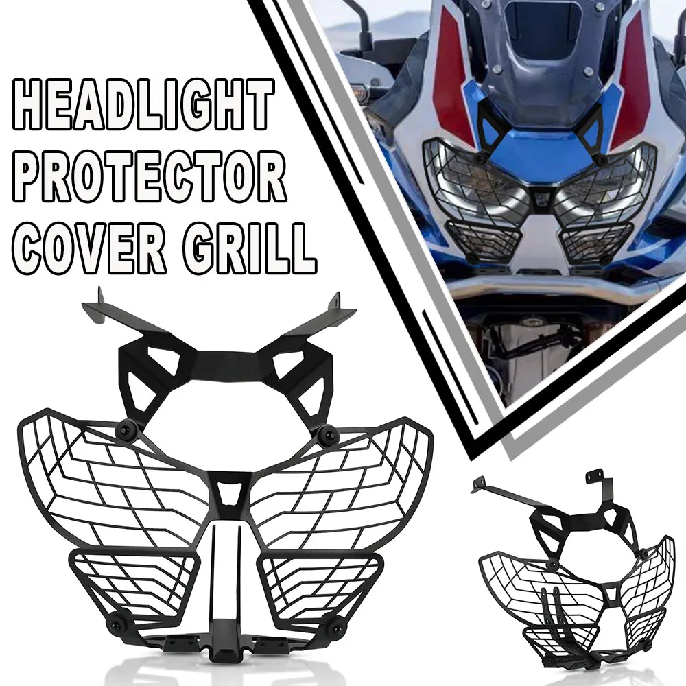 

FOR HONDA CRF1100L AFRICA TWIN ADV SPORTS 2019-2021 2020 Motorcyle Headlight Bracket Headlamp Grille Shield Guard Protector