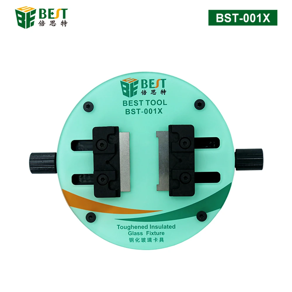 Plantilla de vidrio para placa base móvil, Mini microscopio resistente al calor, soporte redondo, Chips IC fijos, estación de eliminación de pegamento, herramientas de reparación DIY