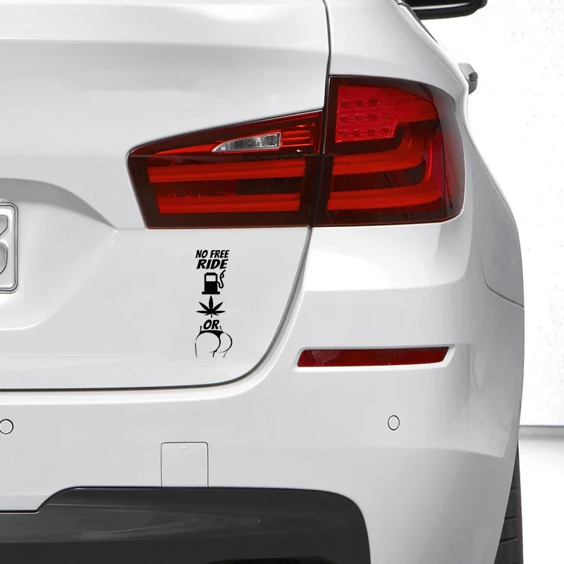 Hot Sell NO FREE RIDE Vinyl Car Styling Creative Hunting Car Sticker And Decals