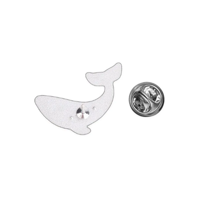 Starry Sea Wave Enamel Brooch Cute Whale Seahorse Killer Whale Lapel Pin Denim Bag Decor Accessory Gift