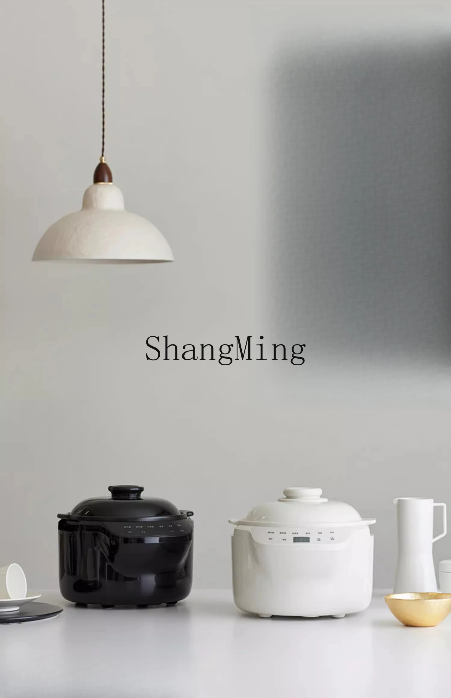 ZYY جهاز طهي الأرز 0 طلاء 1-4 أشخاص جهاز طبخ الأرز المنزلي بالضغط الصغير من السيراميك الحقيقي 3 لتر #6