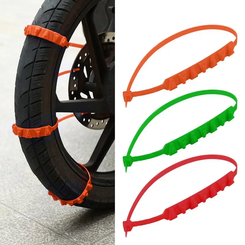 

2pcs Car Tire Chains Winter Snow Anti-Skid Tyre Cable Ties Auto Outdoor Snow Tire Tyre Anti Skid Chain Emergency Accessories